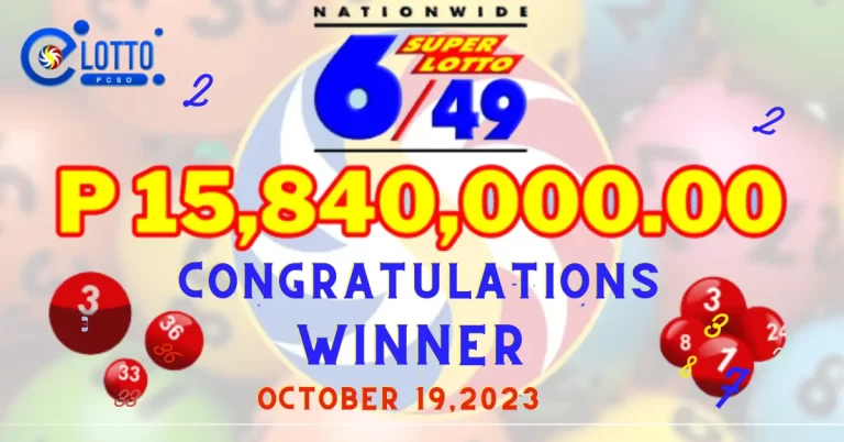 6/49 Super Lotto Winner